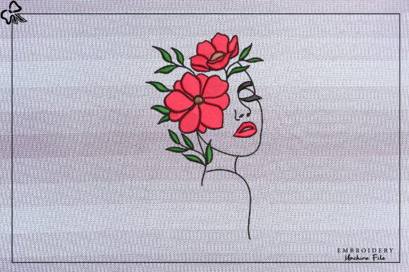 Abstract Floral Woman Embroidery: A Designer's Review