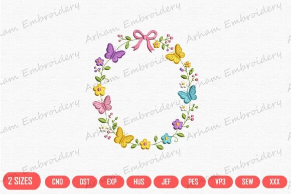 Butterfly Blossom Wreath with Bow Review