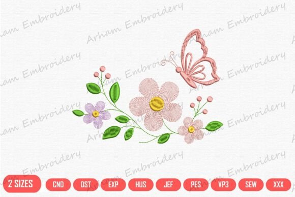 Butterfly Floral Bloom Spring Garden Joy