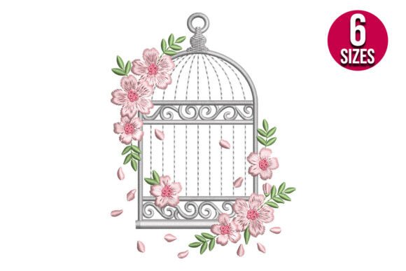 Floral Bird Cage: Craft Fair Embroidery Review